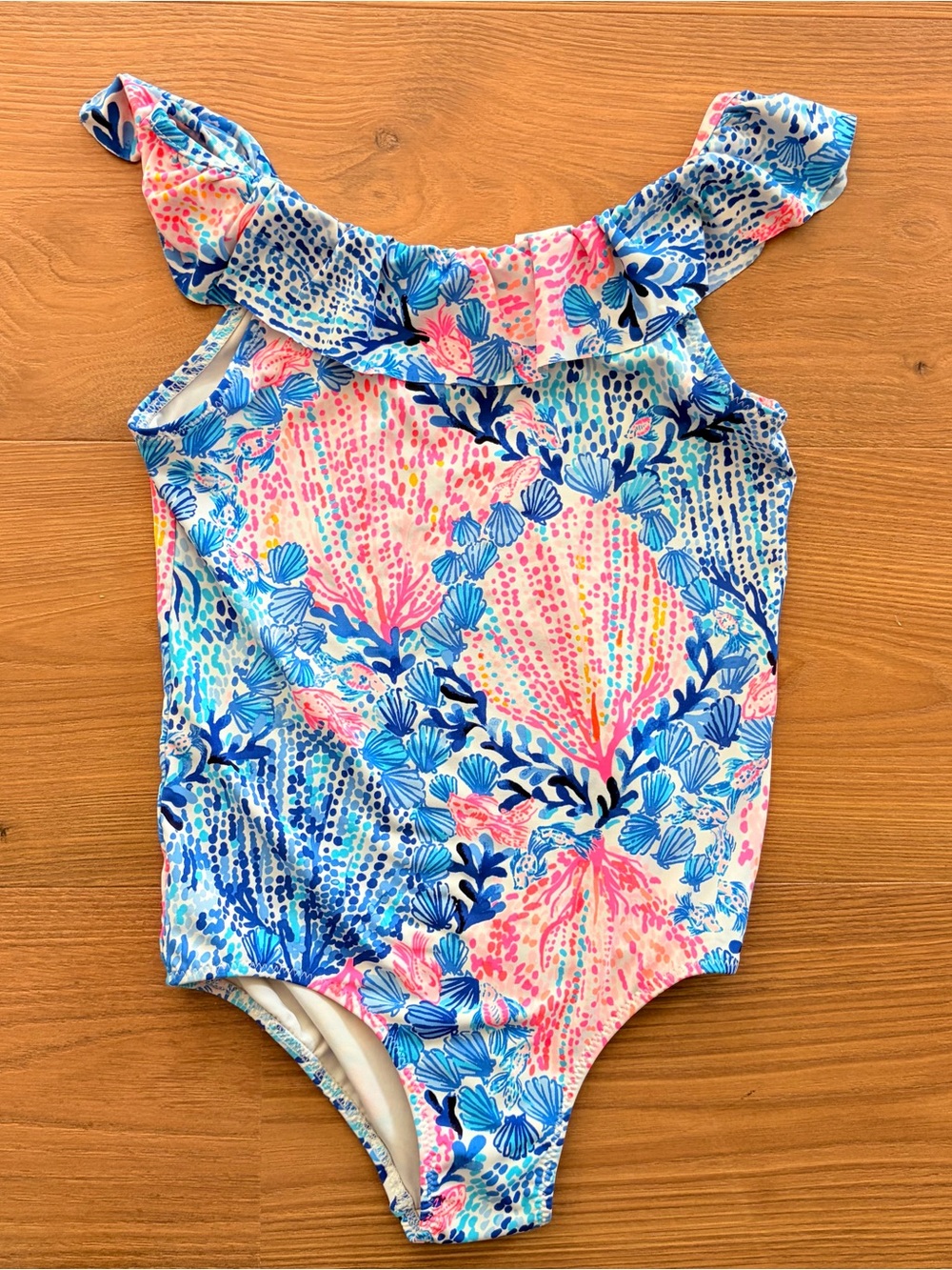 Lilly Pulitzer‎ Girls Lisa One-Piece Swimsuit Splendor in the Sand